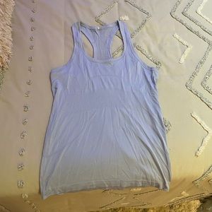 lululemon tanktop! size 8! periwinkle! rarely worn